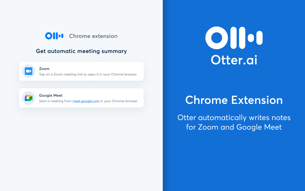 Otter.ai: Record and transcribe meetings chrome谷歌浏览器插件_扩展第5张截图
