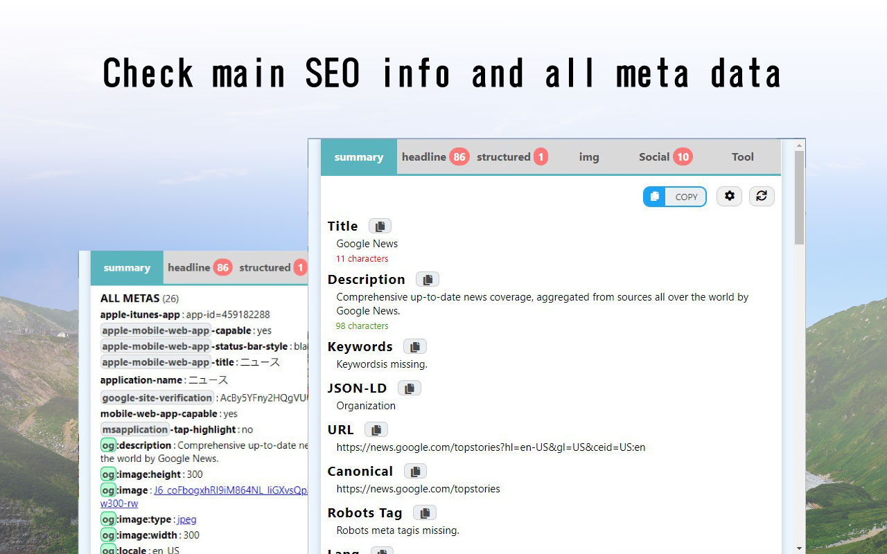 SEO META 1 COPY chrome谷歌浏览器插件_扩展第5张截图