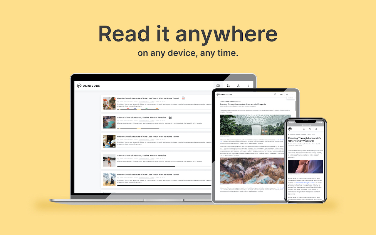 Omnivore chrome谷歌浏览器插件_扩展第1张截图