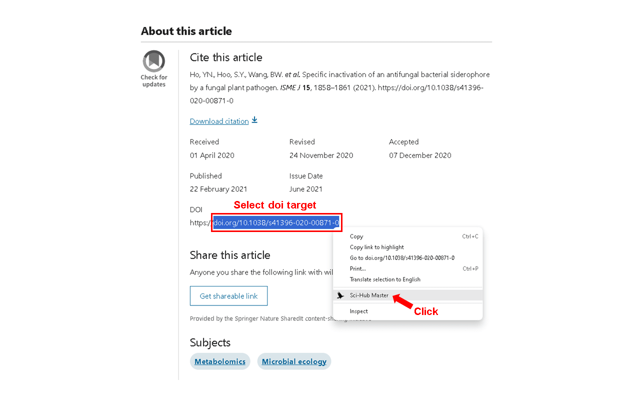 Sci-Hub Master chrome谷歌浏览器插件_扩展第5张截图