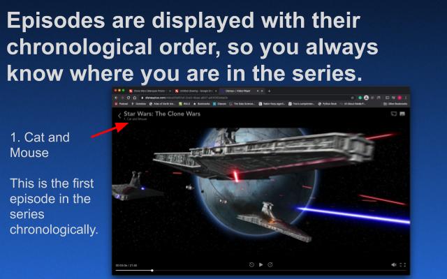 Star Wars Clone Wars Chronological Disney+ chrome谷歌浏览器插件_扩展第1张截图