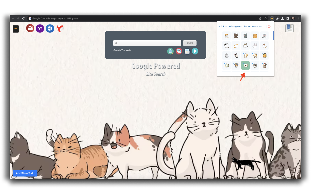 Cat Tab Cursor chrome谷歌浏览器插件_扩展第2张截图