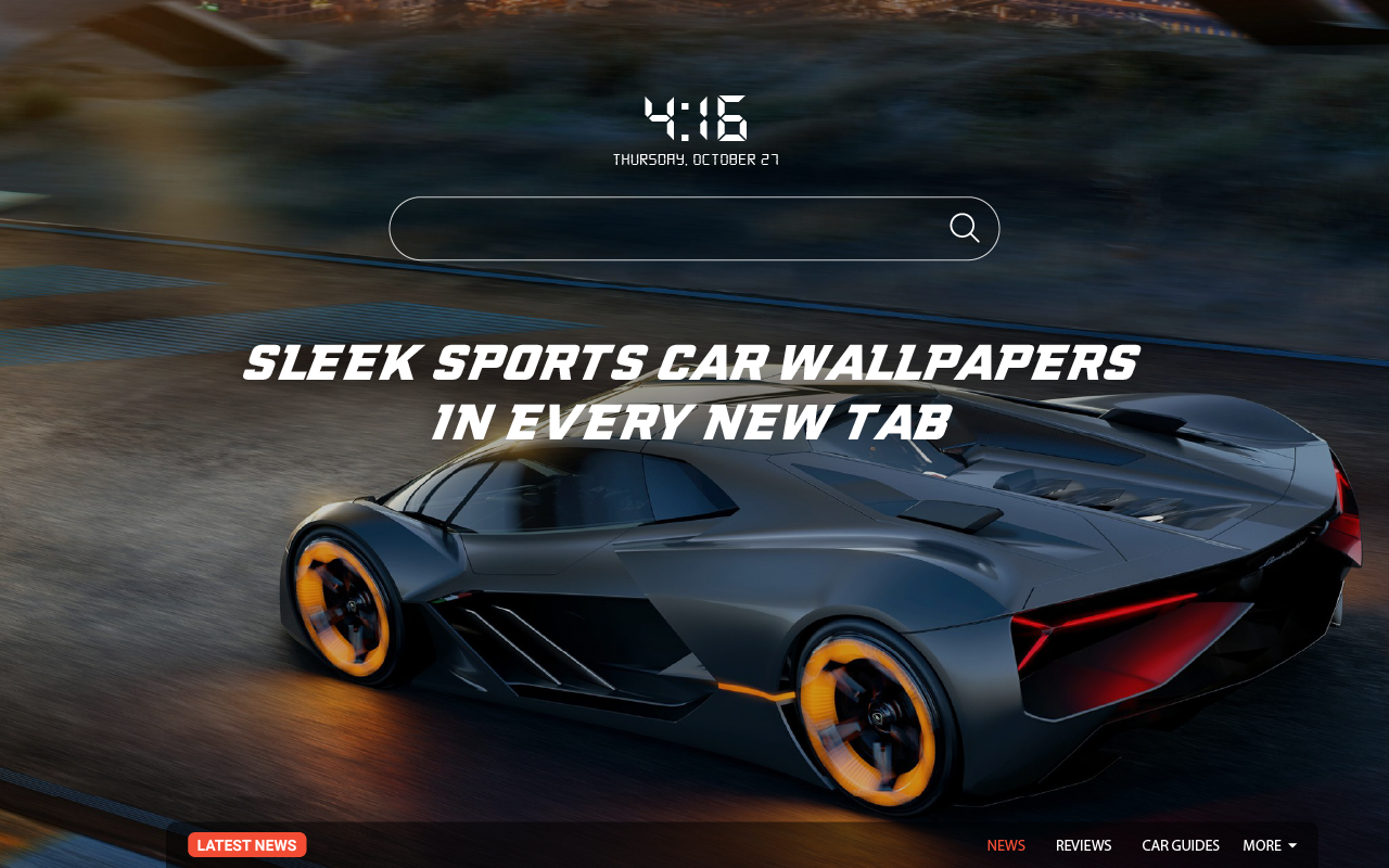 Top Car Wallpapers with News & Reviews chrome谷歌浏览器插件_扩展第4张截图