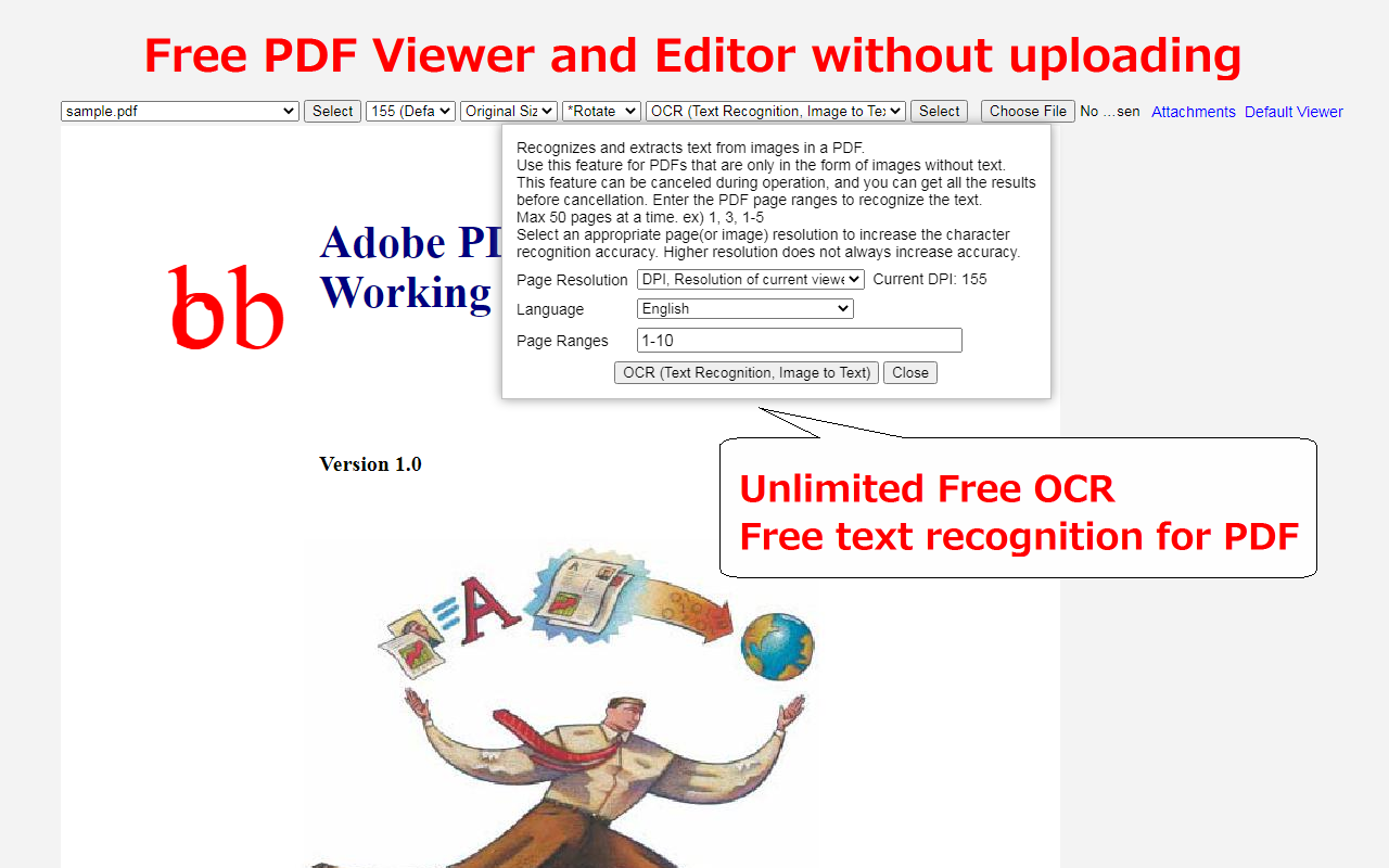 WebAssembly PDF Viewer and Editor chrome谷歌浏览器插件_扩展第2张截图