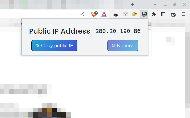 View your IP address chrome谷歌浏览器插件_扩展第1张截图