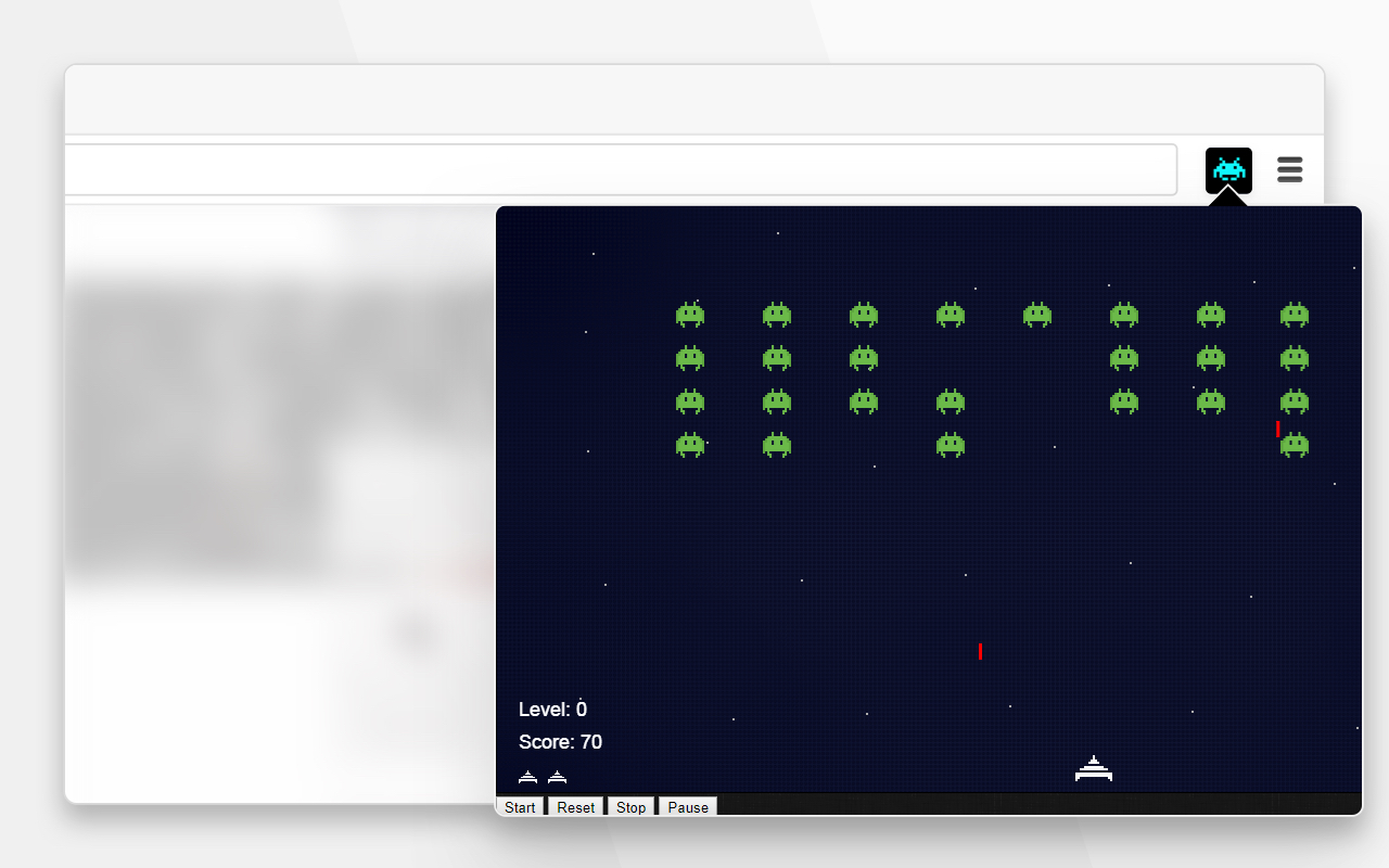 Space Invaders chrome谷歌浏览器插件_扩展第1张截图