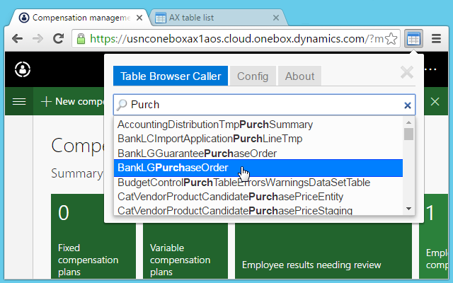 Table Browser Caller for D365FO chrome谷歌浏览器插件_扩展第1张截图