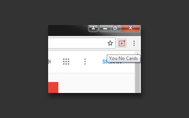 You No Cards chrome谷歌浏览器插件_扩展第2张截图