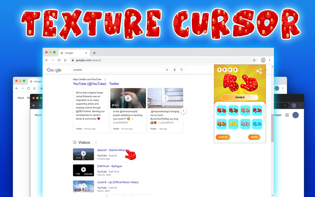 Texture Cursors - Mouse Cursors chrome谷歌浏览器插件_扩展第5张截图