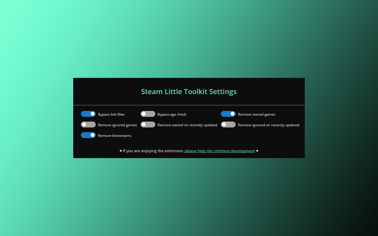 Steam Little Toolkit chrome谷歌浏览器插件_扩展第1张截图