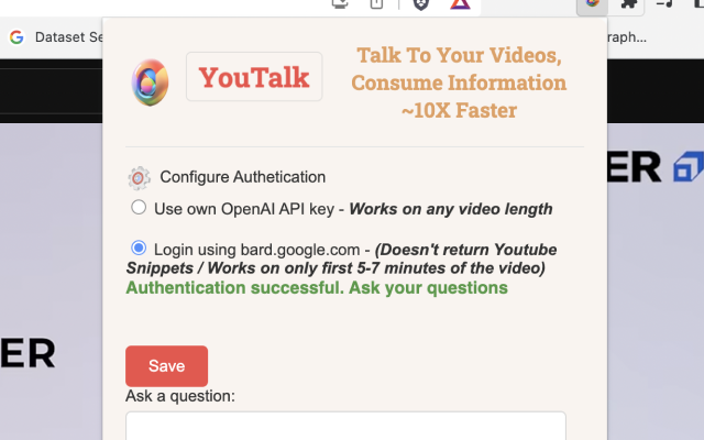 YouTalk chrome谷歌浏览器插件_扩展第1张截图