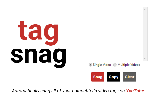 Tag Snag chrome谷歌浏览器插件_扩展第1张截图