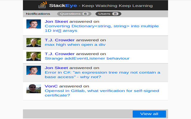 StackEye chrome谷歌浏览器插件_扩展第3张截图