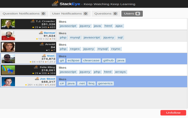 StackEye chrome谷歌浏览器插件_扩展第5张截图