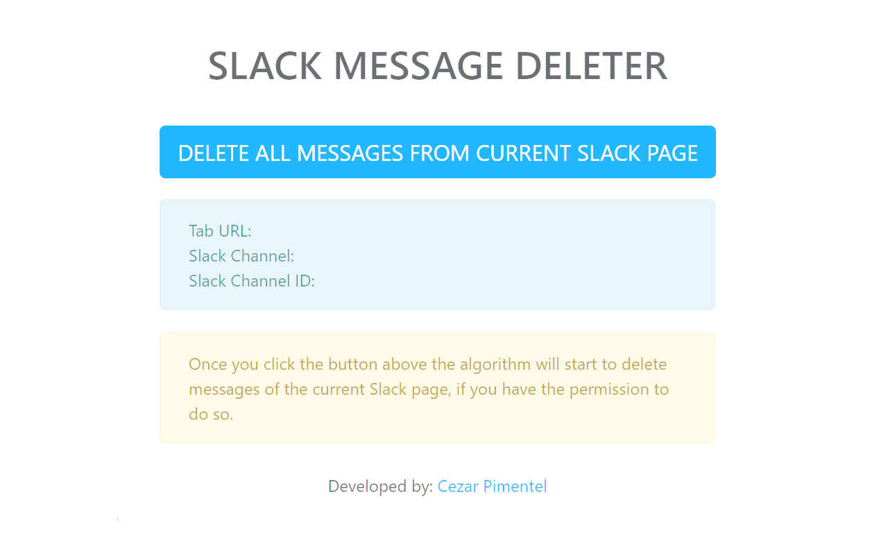 Slack Message Deleter chrome谷歌浏览器插件_扩展第1张截图