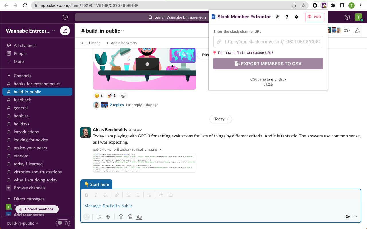 Slack™ Member Extractor - Export Slack Channel Members chrome谷歌浏览器插件_扩展第3张截图