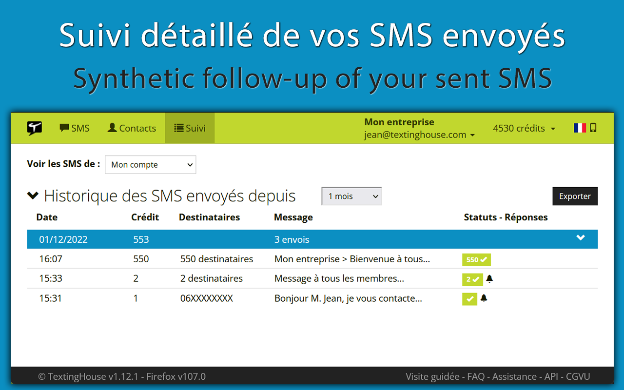 SMS Pro Solutions - TextingHouse chrome谷歌浏览器插件_扩展第3张截图