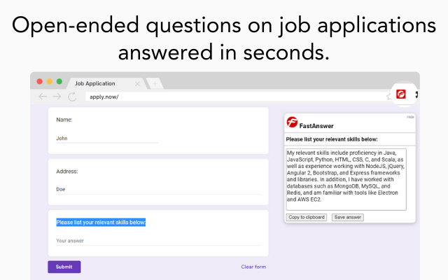 FastApply: Job Search Assistant chrome谷歌浏览器插件_扩展第9张截图