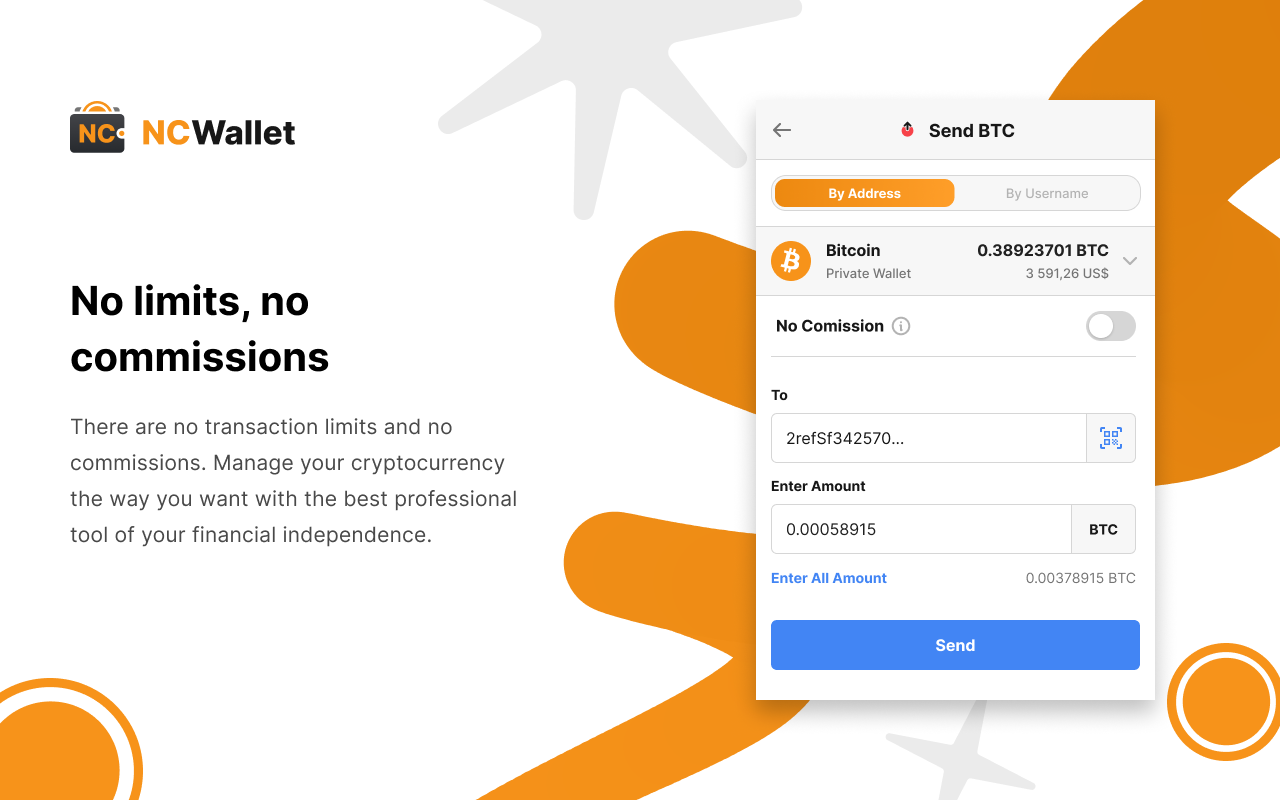 NC Wallet: Crypto wallet without fees chrome谷歌浏览器插件_扩展第4张截图