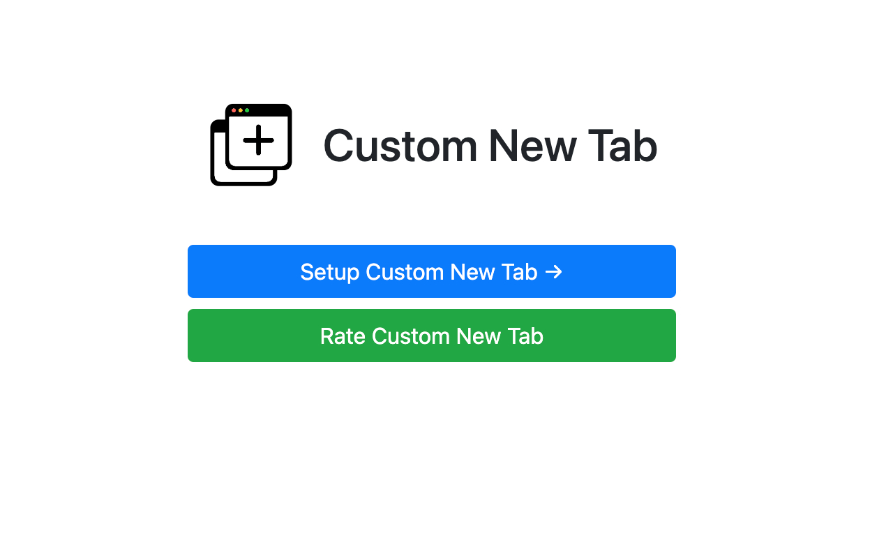 Custom New Tab chrome谷歌浏览器插件_扩展第3张截图