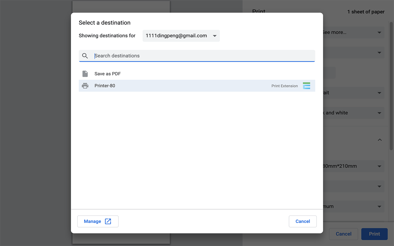 Print Extension chrome谷歌浏览器插件_扩展第2张截图