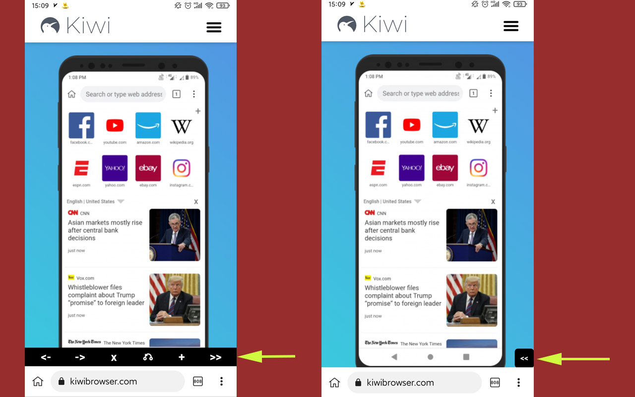 Mobile Toolbar For Kiwi Browser chrome谷歌浏览器插件_扩展第1张截图