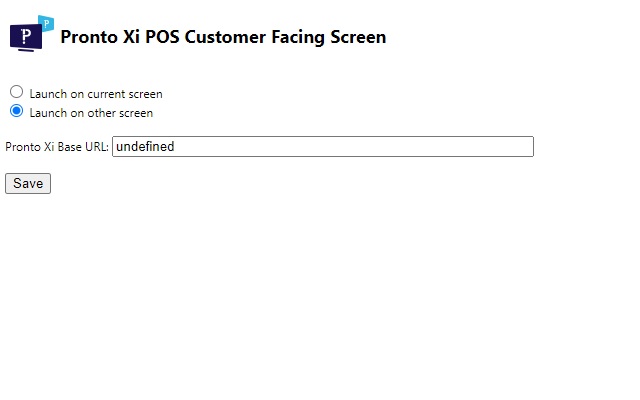 Pronto Xi POS Customer Facing Screen chrome谷歌浏览器插件_扩展第1张截图
