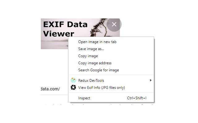 Exif Viewer chrome谷歌浏览器插件_扩展第2张截图
