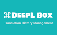 DeepL Box: Translation history management chrome谷歌浏览器插件_扩展第3张截图