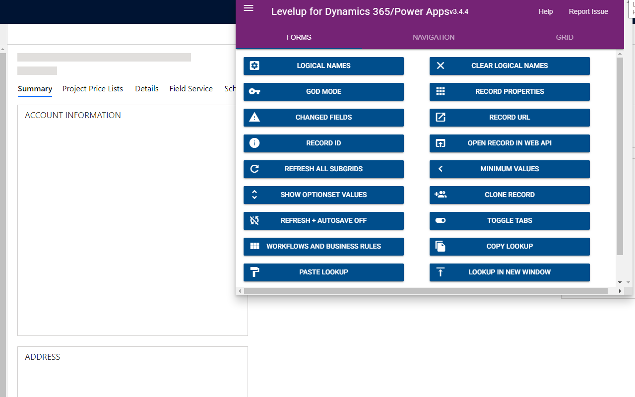 Level up for Dynamics 365/Power Apps chrome谷歌浏览器插件_扩展第1张截图