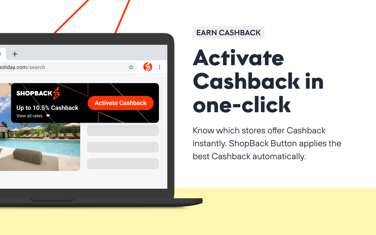 ShopBack Button - Earn Cashback as you shop! chrome谷歌浏览器插件_扩展第2张截图