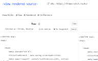 View Rendered Source chrome谷歌浏览器插件_扩展第5张截图