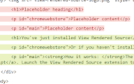 View Rendered Source chrome谷歌浏览器插件_扩展第8张截图