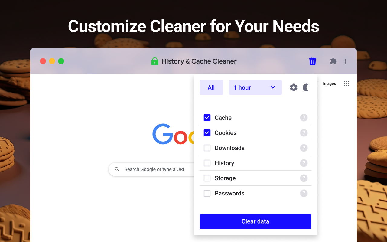 History & Cache Cleaner - Smart Clean chrome谷歌浏览器插件_扩展第1张截图