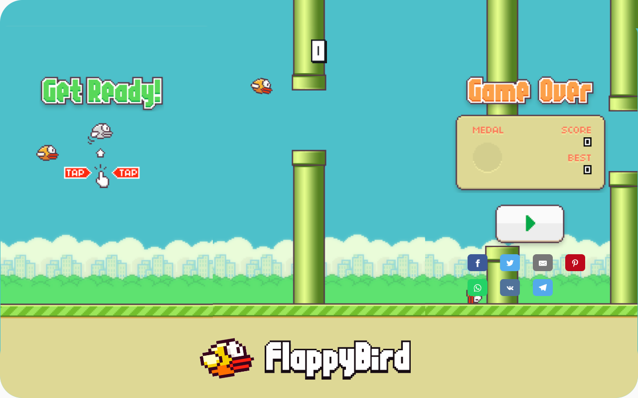 Flappy Bird Offline. Desktop Version chrome谷歌浏览器插件_扩展第1张截图