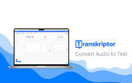 Transkriptor: Transcribe Audio to Text chrome谷歌浏览器插件_扩展第7张截图