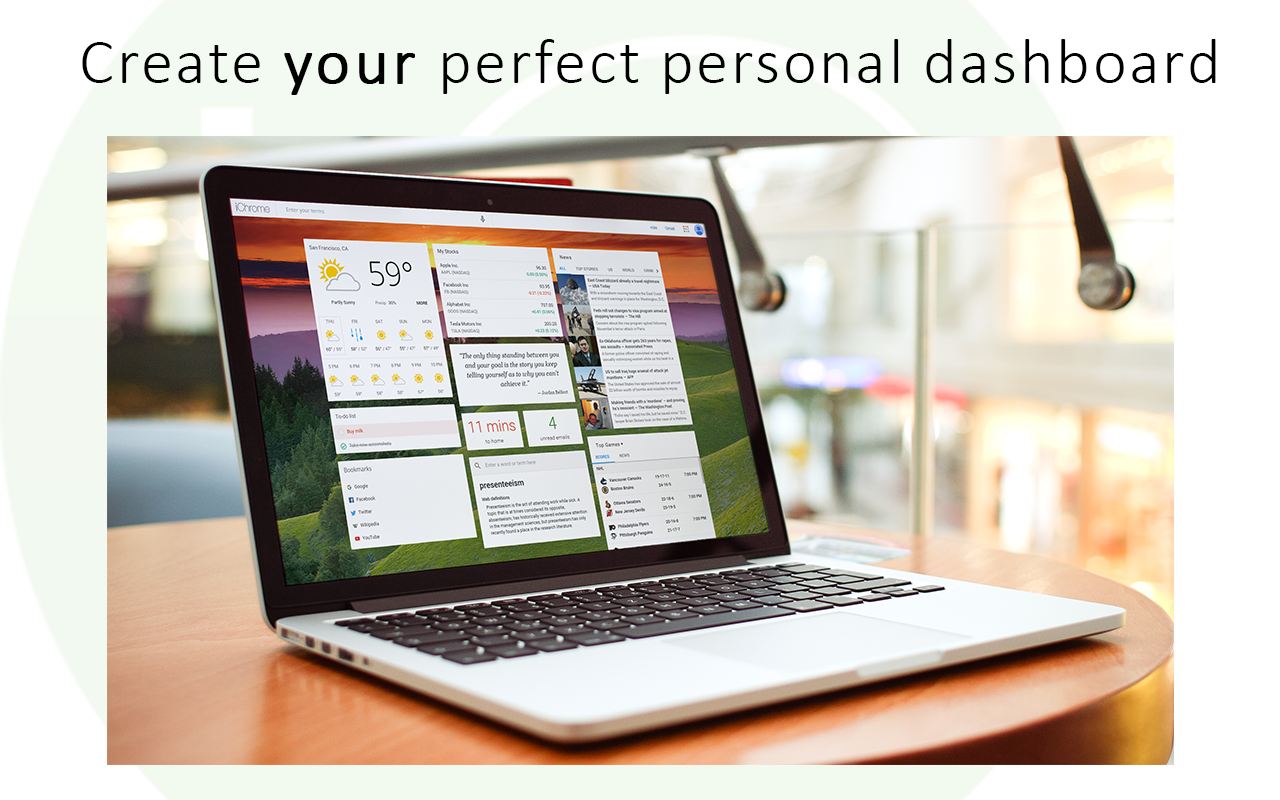 ProductivityTab — Custom New Tab Dashboard chrome谷歌浏览器插件_扩展第4张截图