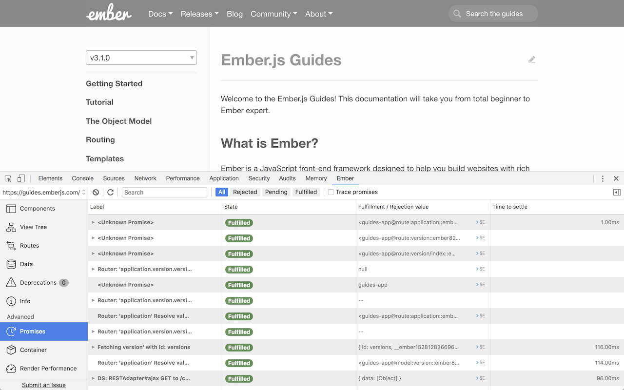 Ember Inspector chrome谷歌浏览器插件_扩展第1张截图