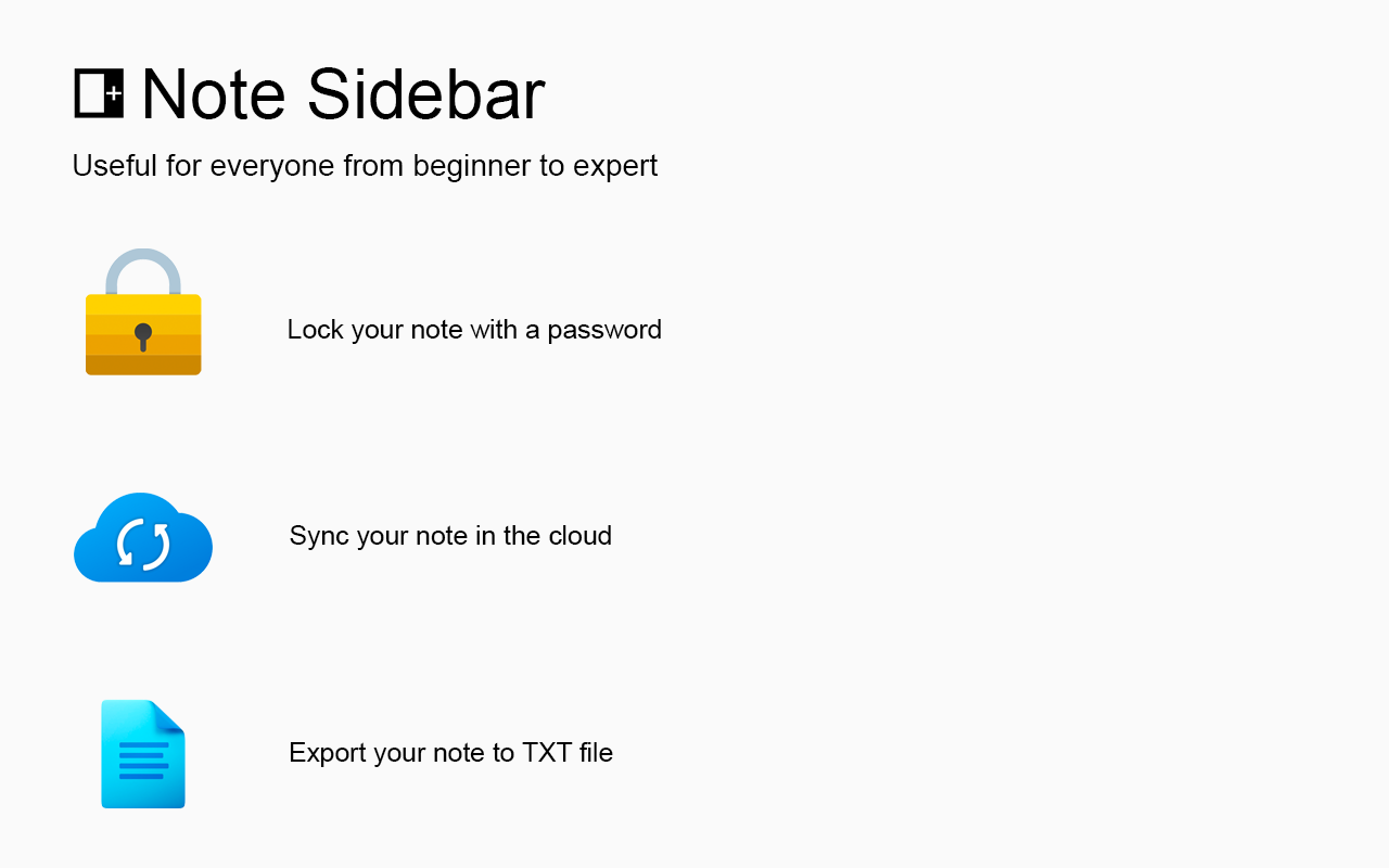 Note Sidebar chrome谷歌浏览器插件_扩展第3张截图