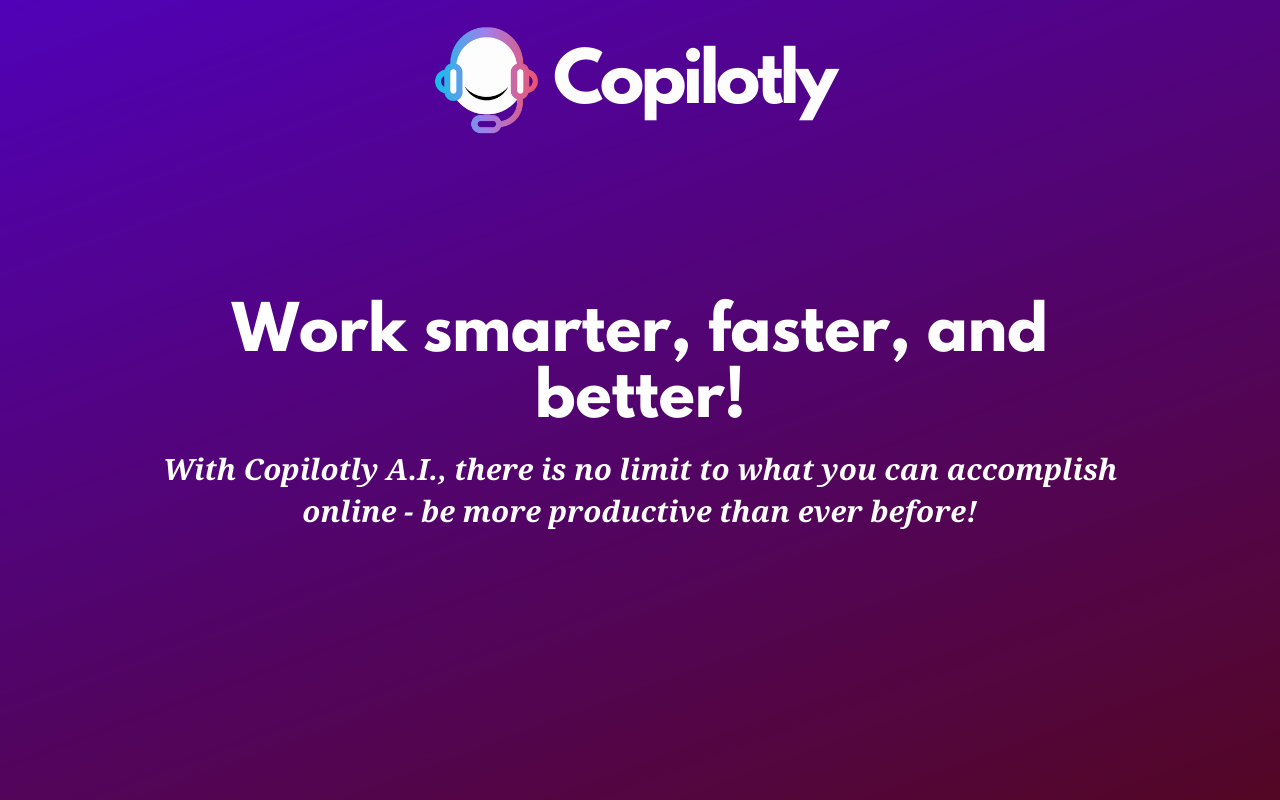 Copilotly: Your Personal AI Copilot chrome谷歌浏览器插件_扩展第3张截图