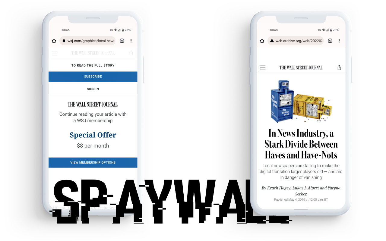 Spaywall - spay your paywall chrome谷歌浏览器插件_扩展第1张截图
