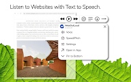 WebOutLoud - Text to Speech Web Reader chrome谷歌浏览器插件_扩展第5张截图
