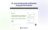 Scribbly AI: ChatGPT Email Assistant chrome谷歌浏览器插件_扩展第2张截图