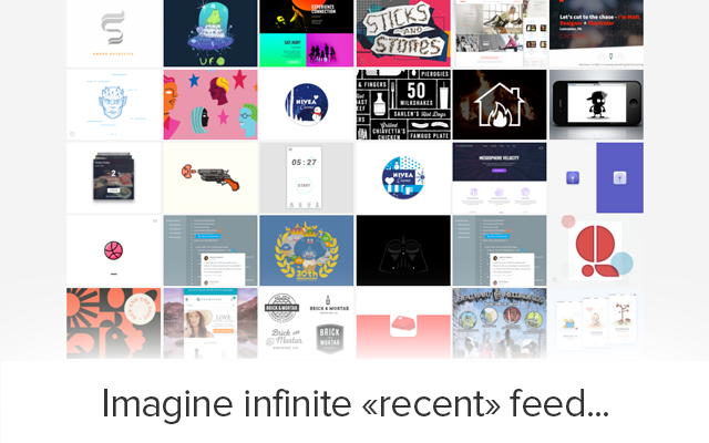 Dribbble. Infinite. chrome谷歌浏览器插件_扩展第3张截图