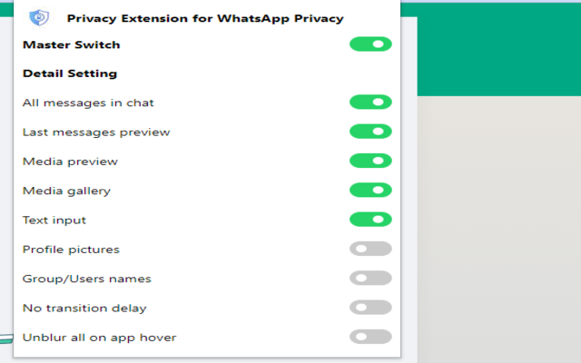 Privacy Extension Hide Profile for WhatsApp chrome谷歌浏览器插件_扩展第1张截图