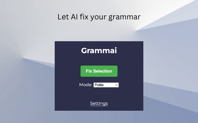 Grammai: AI Grammar Checker (GPT-Powered) chrome谷歌浏览器插件_扩展第1张截图