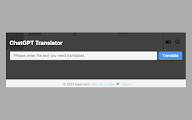 ChatGPT Translator chrome谷歌浏览器插件_扩展第1张截图