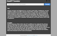 ChatGPT Translator chrome谷歌浏览器插件_扩展第2张截图