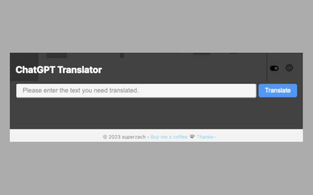 ChatGPT Translator chrome谷歌浏览器插件_扩展第4张截图