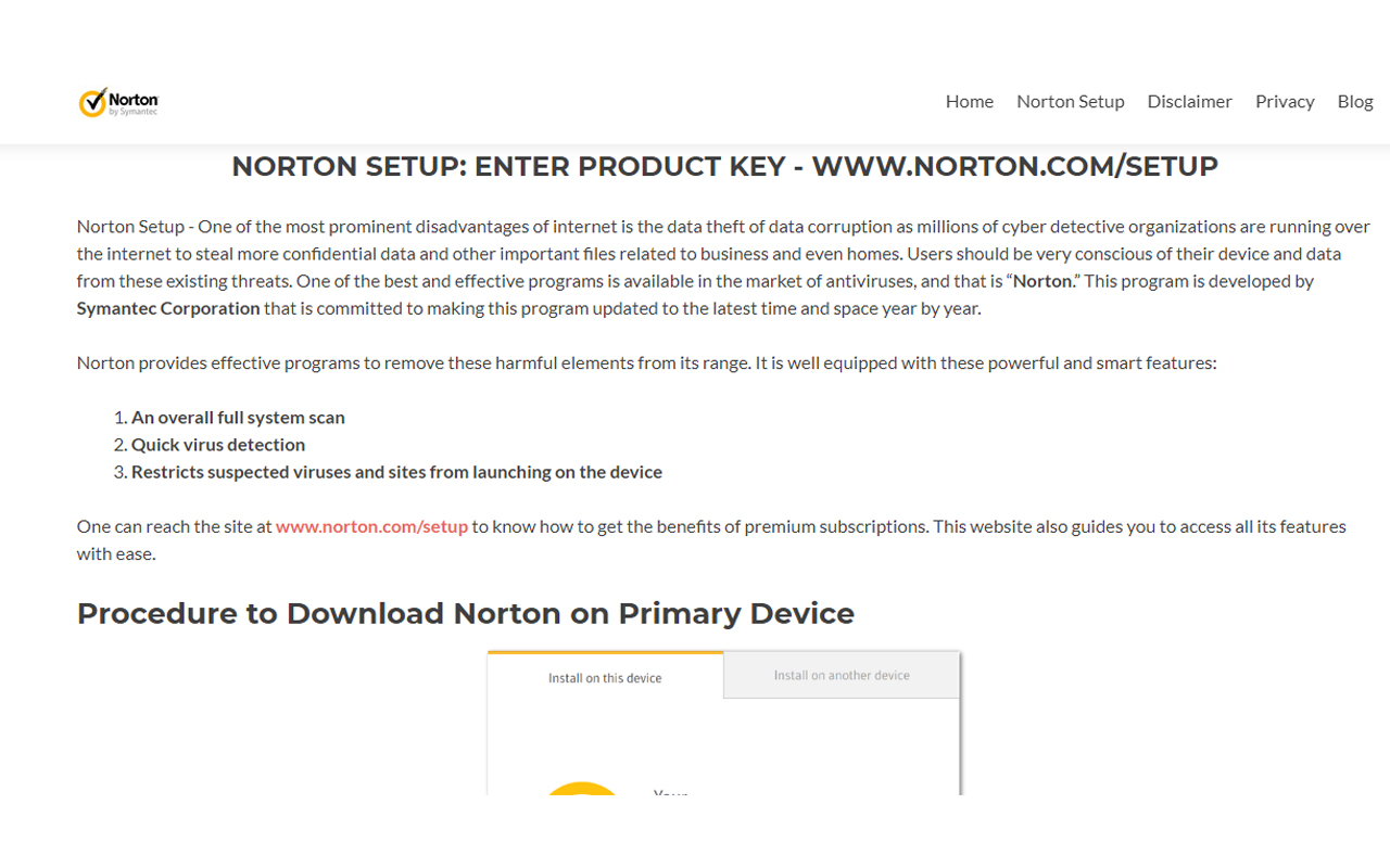 Norton Setup Help chrome谷歌浏览器插件_扩展第1张截图